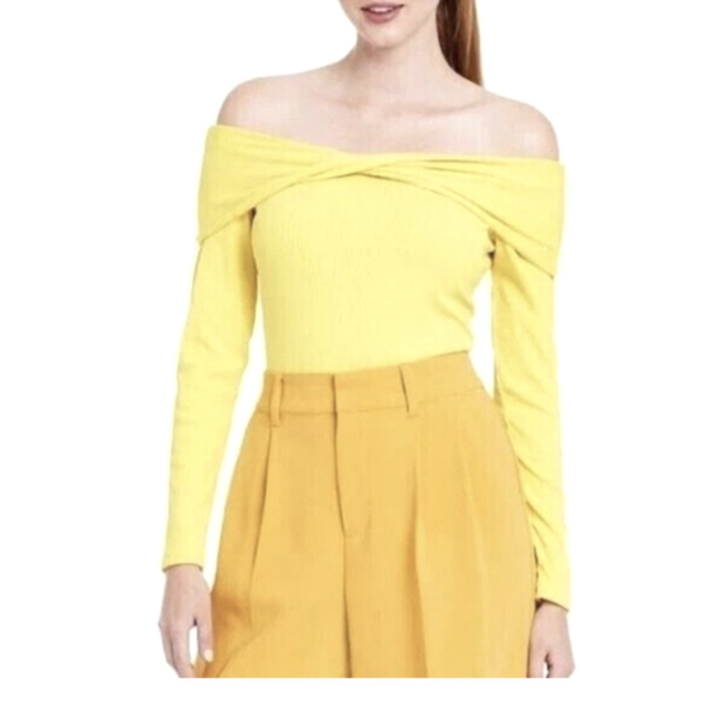 Sergio Hudson Women's Tops | Sergio Hudson Off The Shoulder Bodysuit